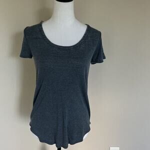 Chasers Women's  Heather Blue Cageback Short Sleeve Size Medium